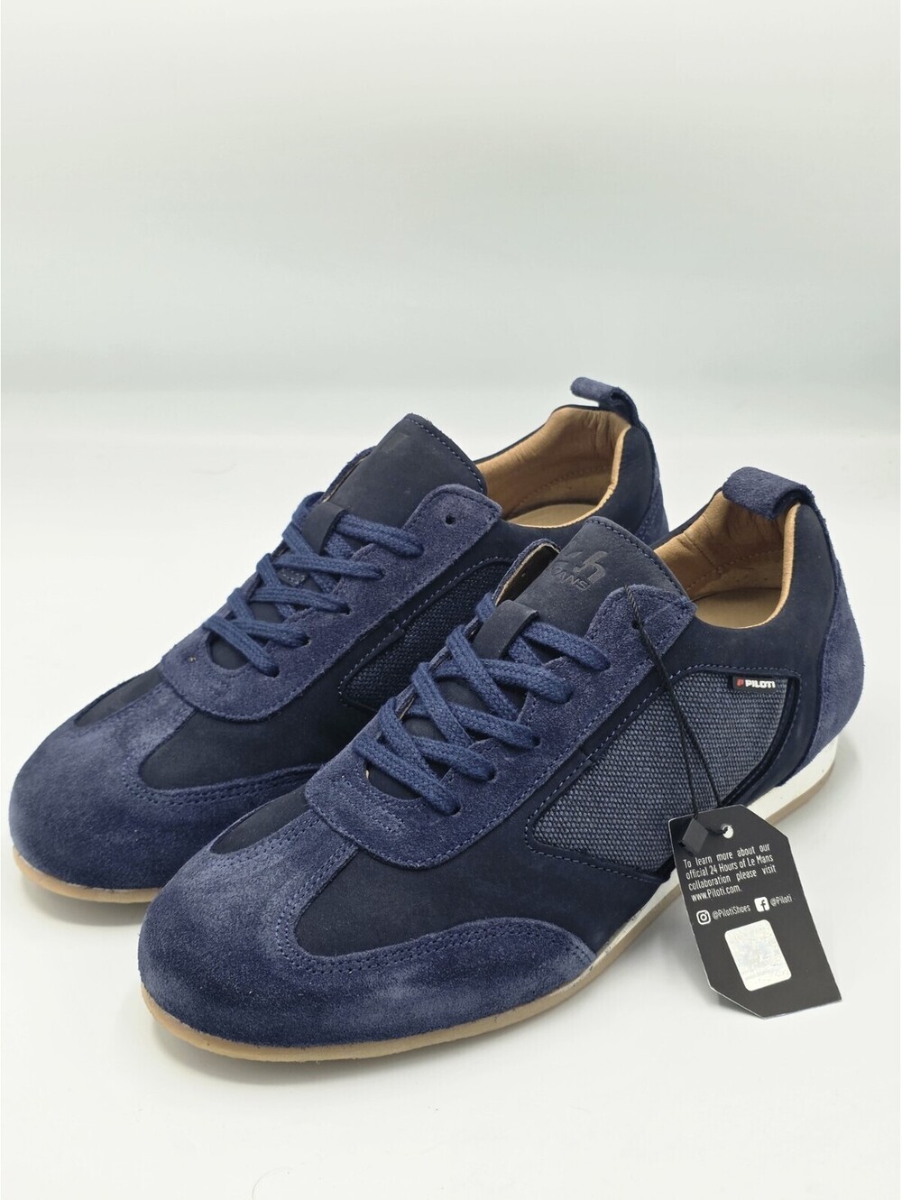 Piloti Endurance 24hr LeMans Driving Shoe Sneakers Navy Marine US 7 UK 6.5